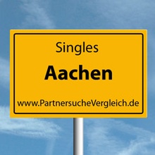 Ortsschild für Aachen Singles