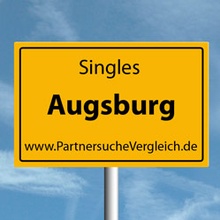 Ortsschild für Augsburg Singles