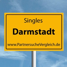 Ortsschild für Darmstadt Singles