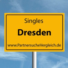 Ortsschild für Dresden Singles