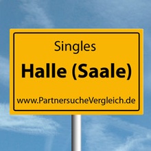 Ortsschild für Halle (Saale) Singles