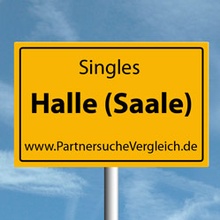 Ortsschild für Halle (Saale) Singles