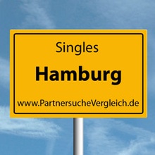 Ortsschild für Hamburg Singles