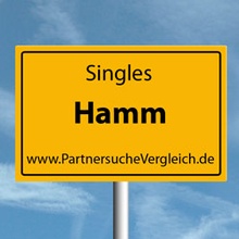 Ortsschild für Hamm Singles