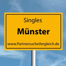 Ortsschild für Münster Singles
