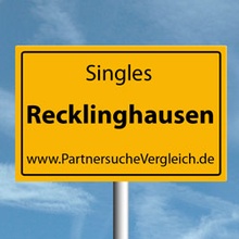Ortsschild für Recklinghausen Singles
