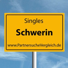 Ortsschild für Schwerin Singles