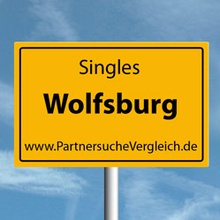 Ortsschild für Wolfsburg Singles