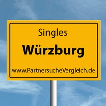 Ortsschild für Würzburg Singles